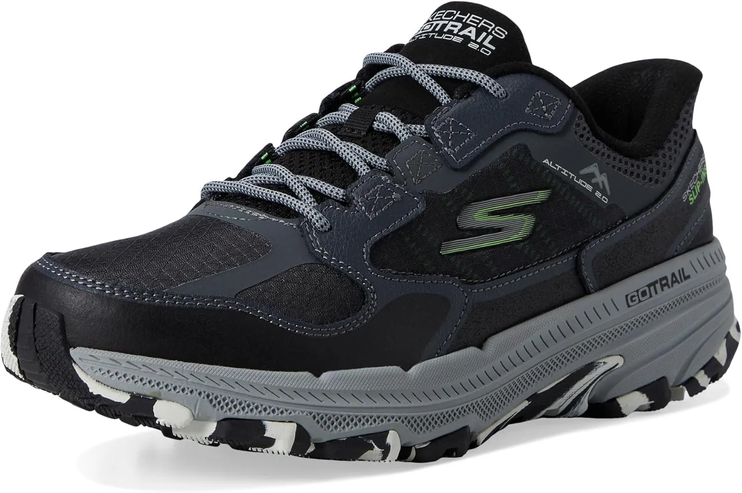Skechers Men's Hands Free Slip-ins Go Run Trail Altitude 2.0-Rocky Hill Sneaker