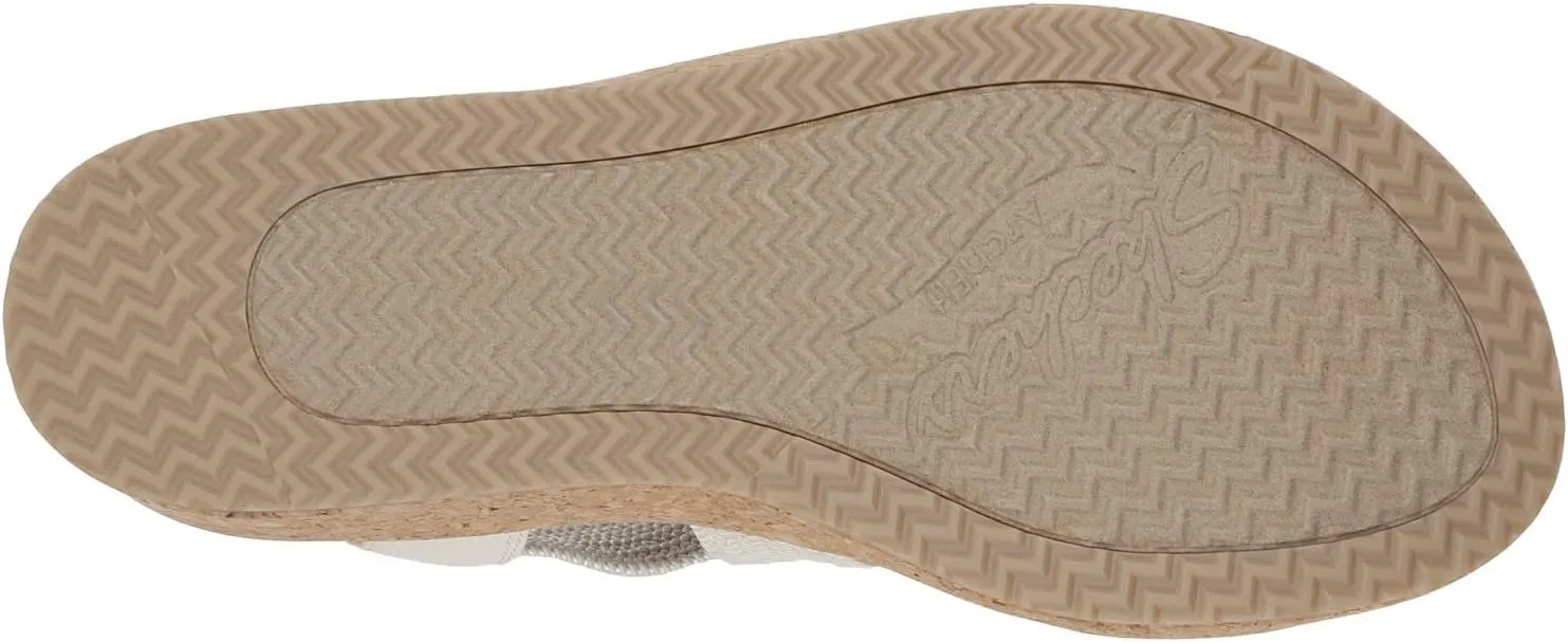 Skechers Women's Arch Fit Beverlee-Love Stays Wedge Sandal, 5.5