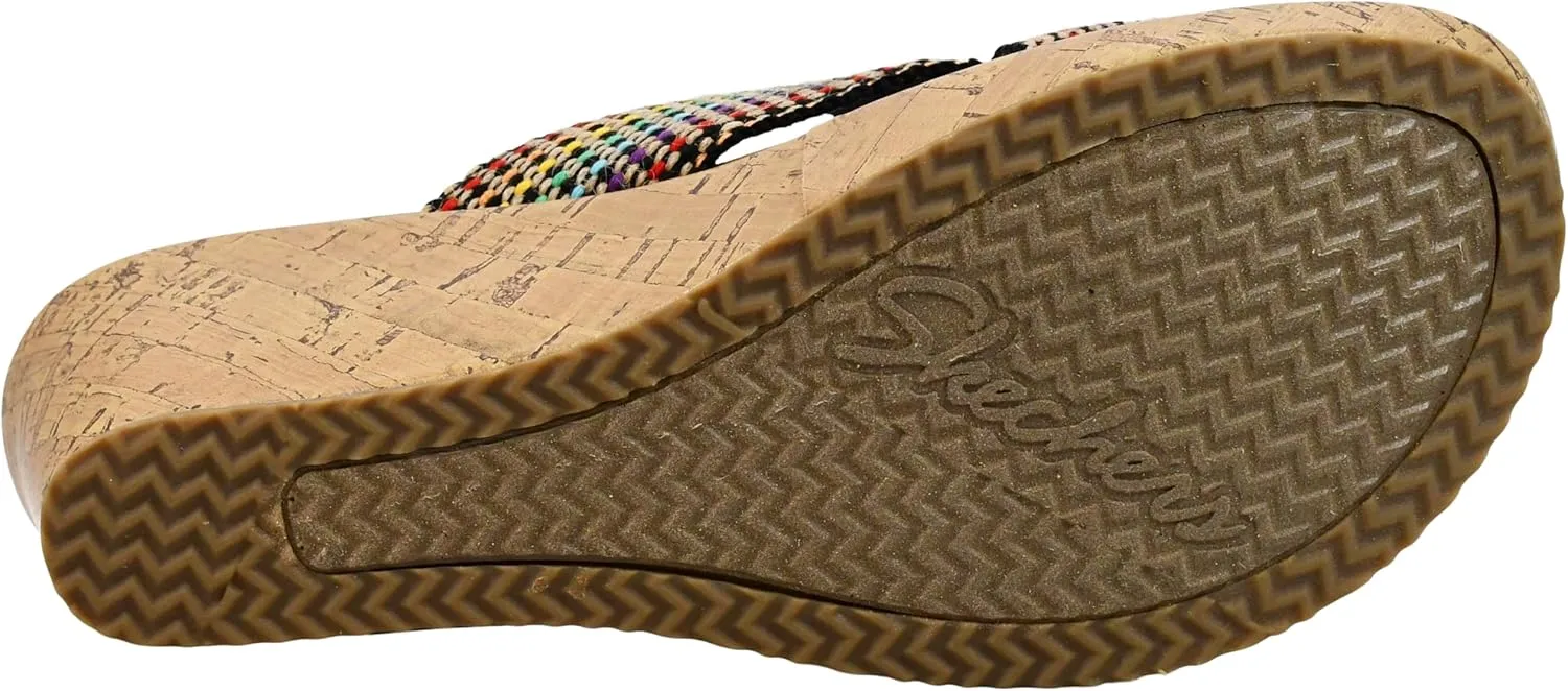 Skechers Women's Beverlee-Delighted Wedge Sandal