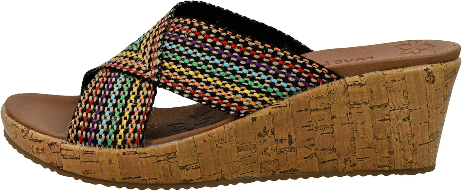 Skechers Women's Beverlee-Delighted Wedge Sandal