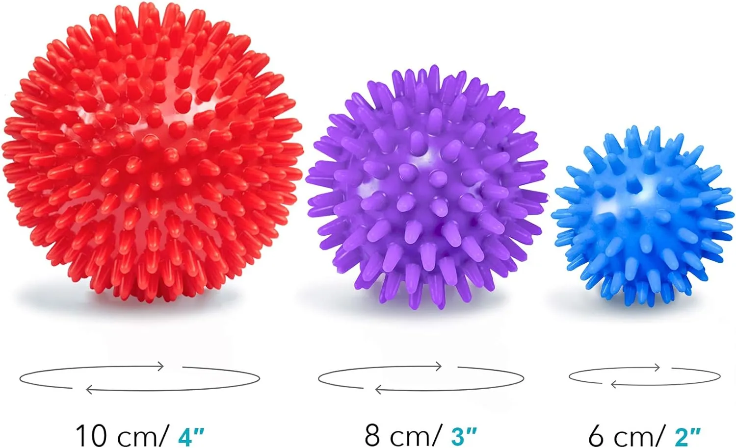 Spiky Massage Balls (Set of 3)