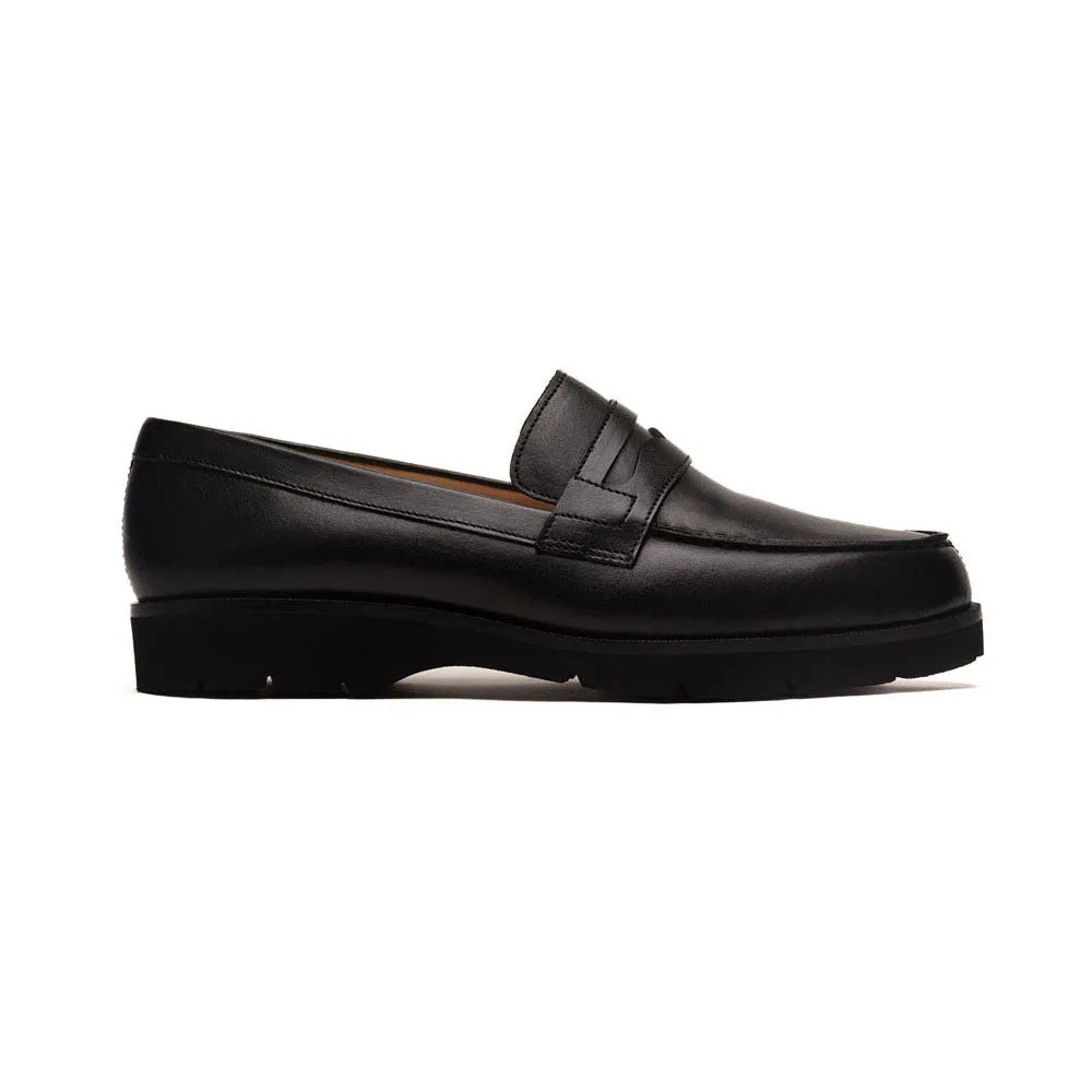 Split Toe Penny Loafer With Hand-Stitched Apron