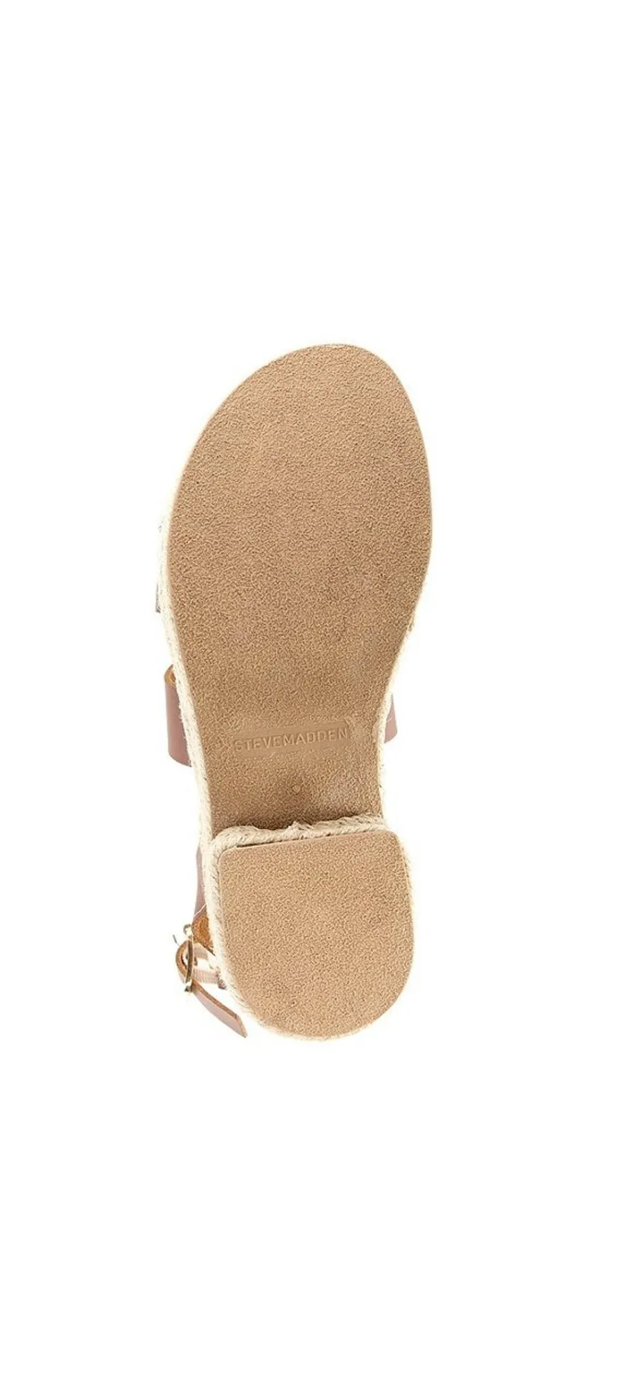 Stylish Strap Kelton Steve Ankle Toe Free returns Leather Madden Heeled Cognac Sandals Open Rounded