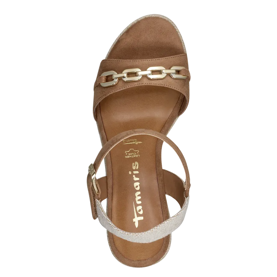 Tamaris Ladies High Wedge Espadrille Sandal 28399 20 310