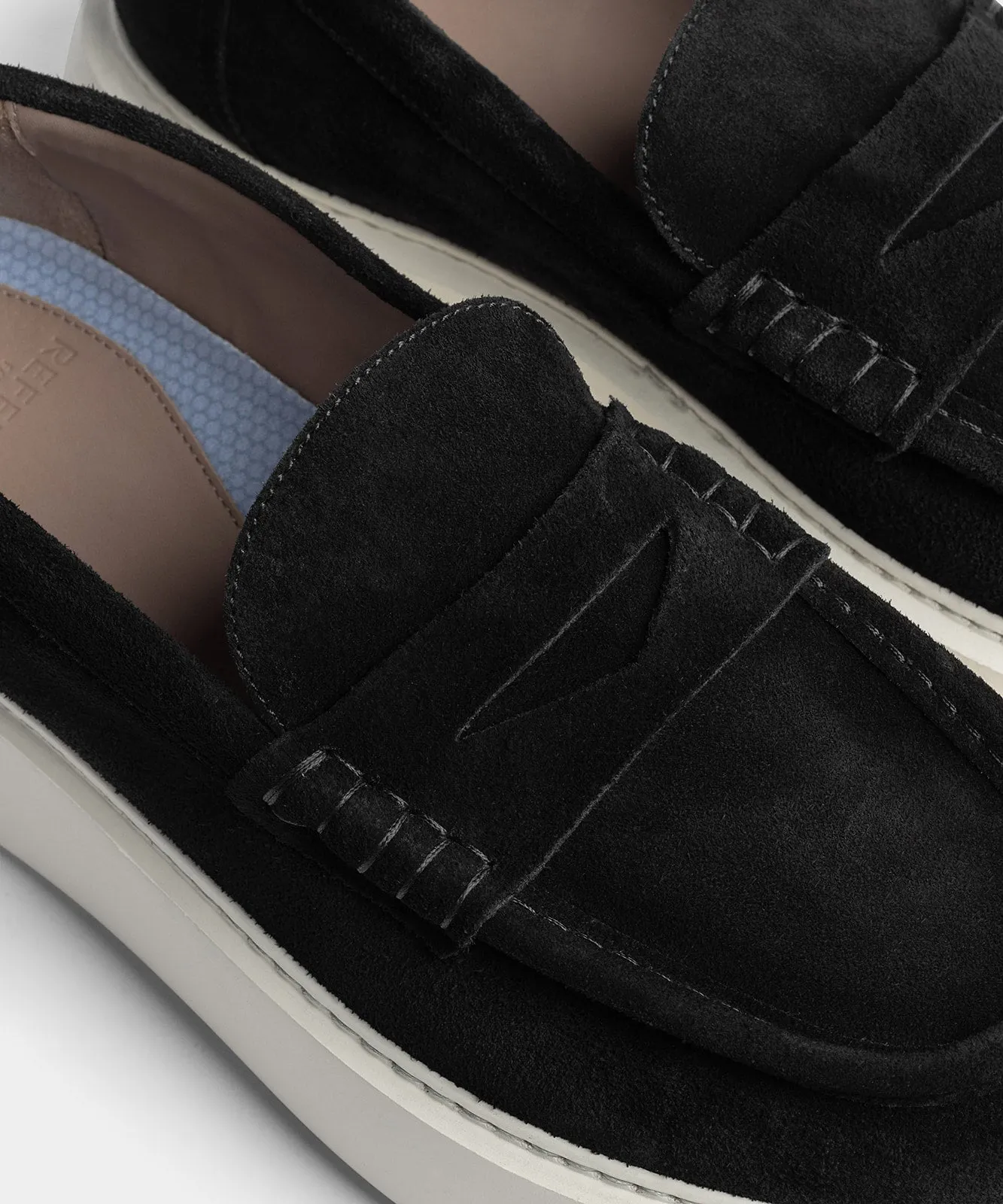 The Loafer Black Suede