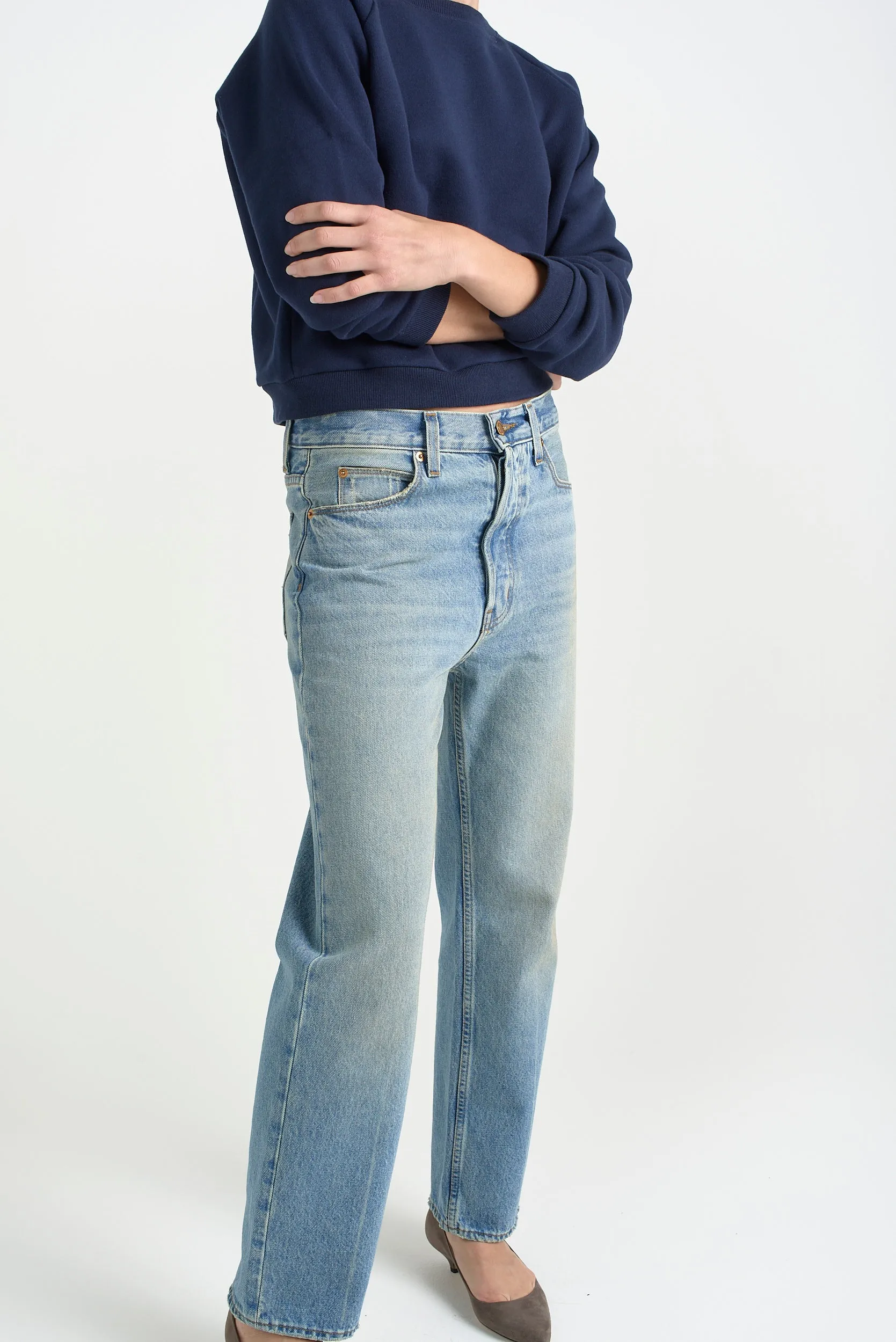 The Slouch in Worn Indigo