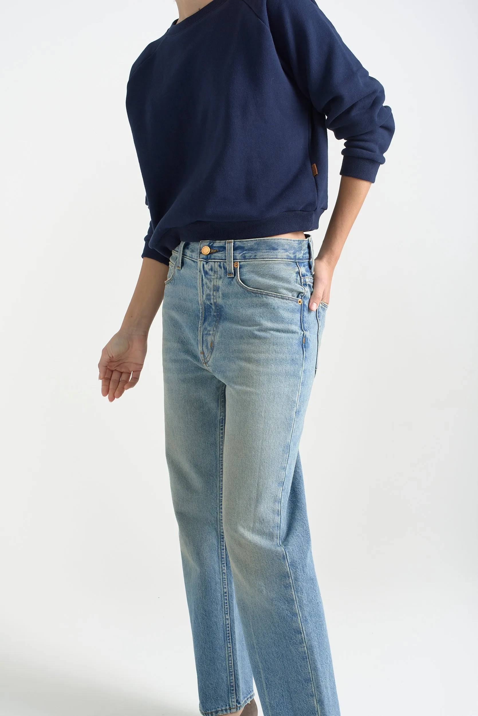 The Slouch in Worn Indigo