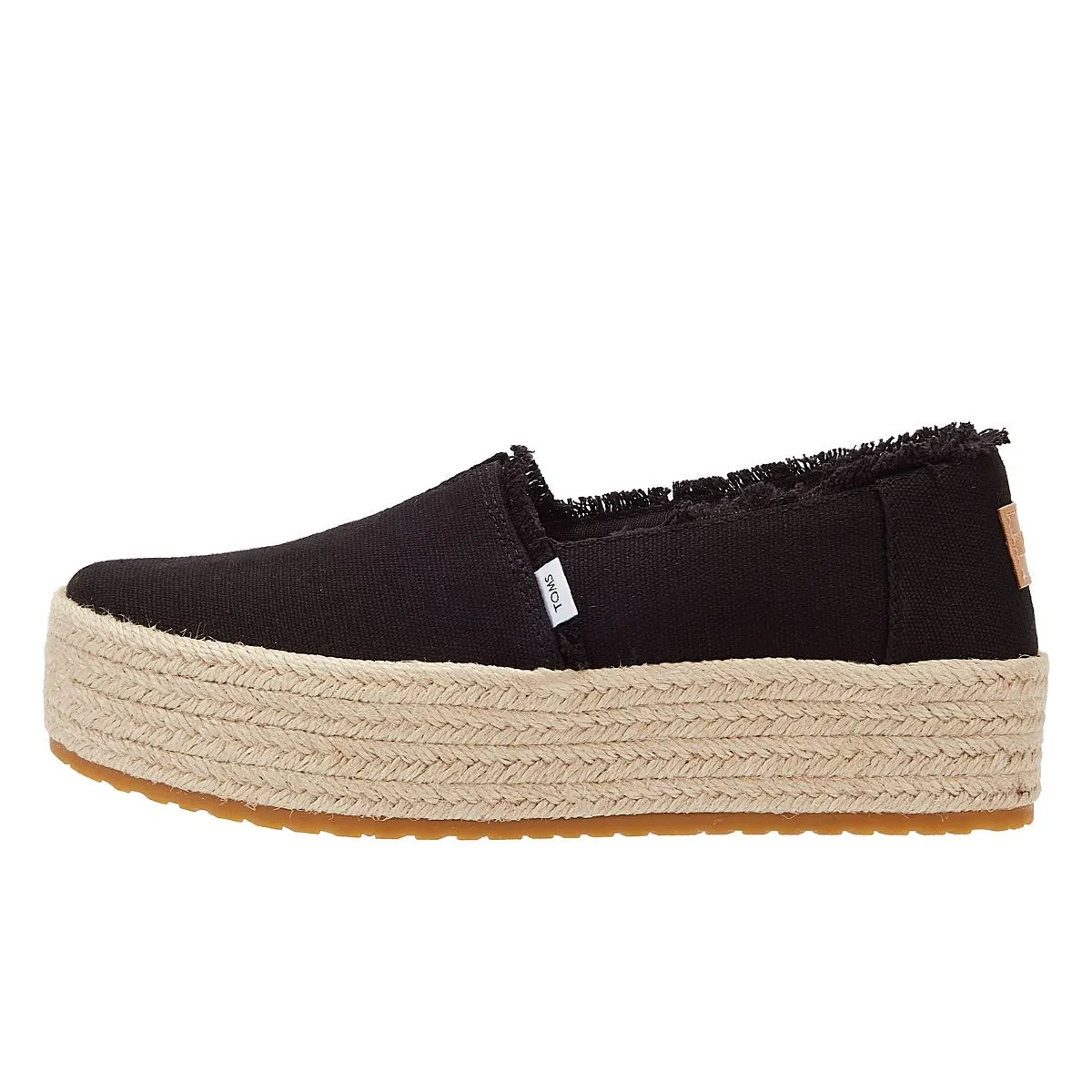 TOMS Canvas Valcia Women's Black Espadrilles