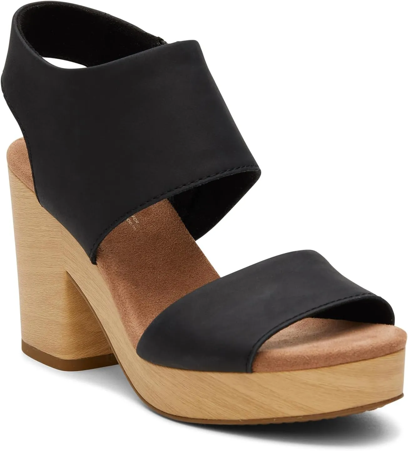 TOMS Womens Majorca Block Platform Casual Sandals Casual High Heel 3" & Up - Brown