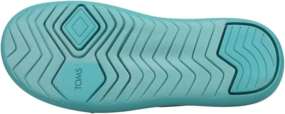 TOMS Womens X Wildfang Mallow Crossover Slide Casual Sandals Casual Low Heel 1-2" - Blue
