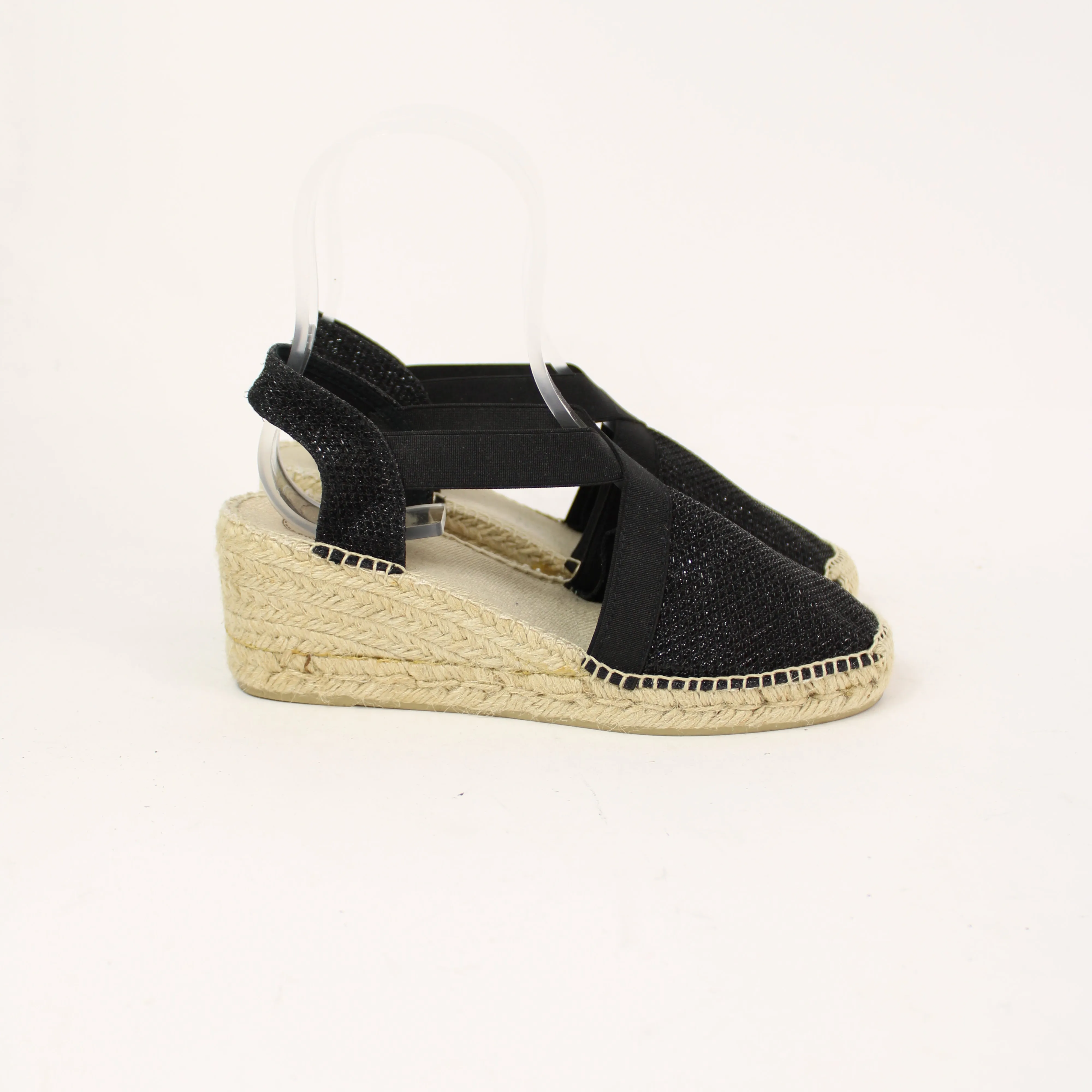Toni Pons Black Espadrille Wedges