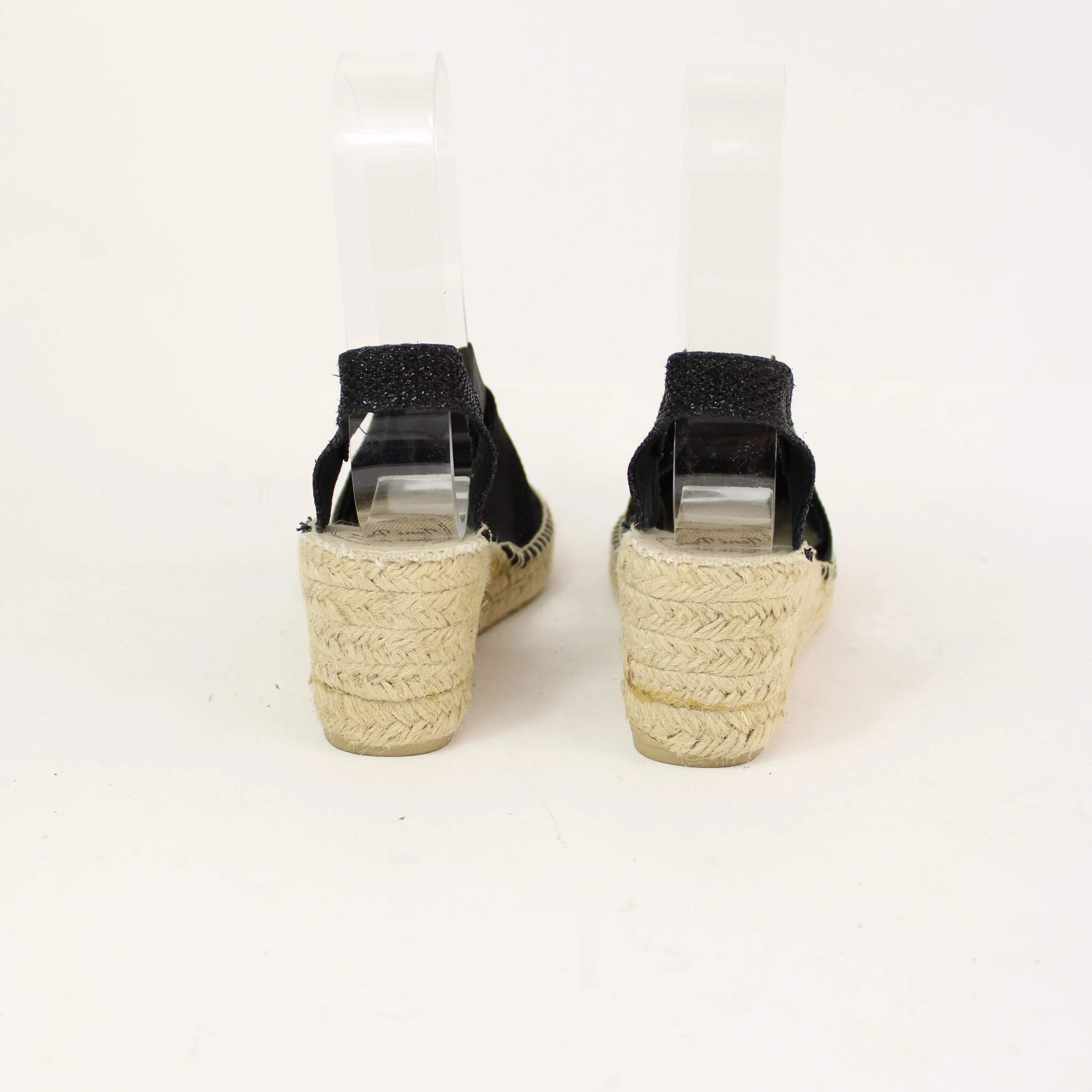 Toni Pons Black Espadrille Wedges