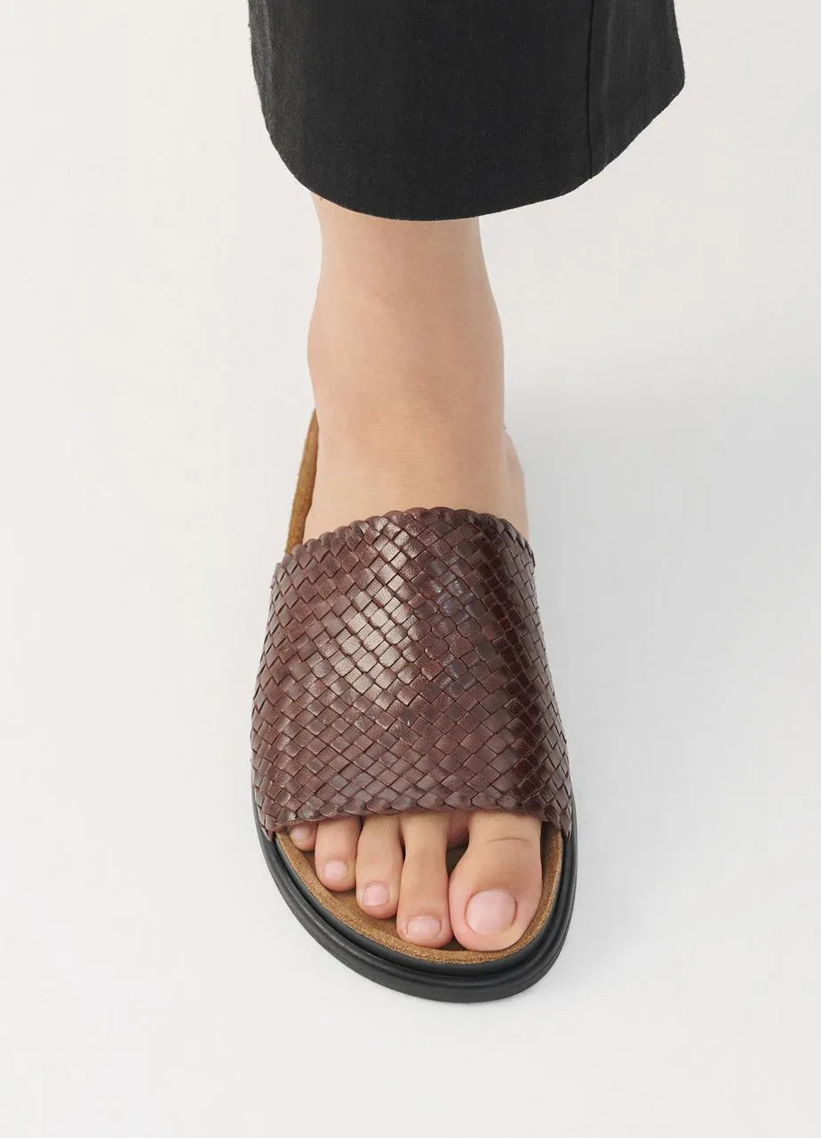 VAGABOND EFFIE WOVEN SLIDES