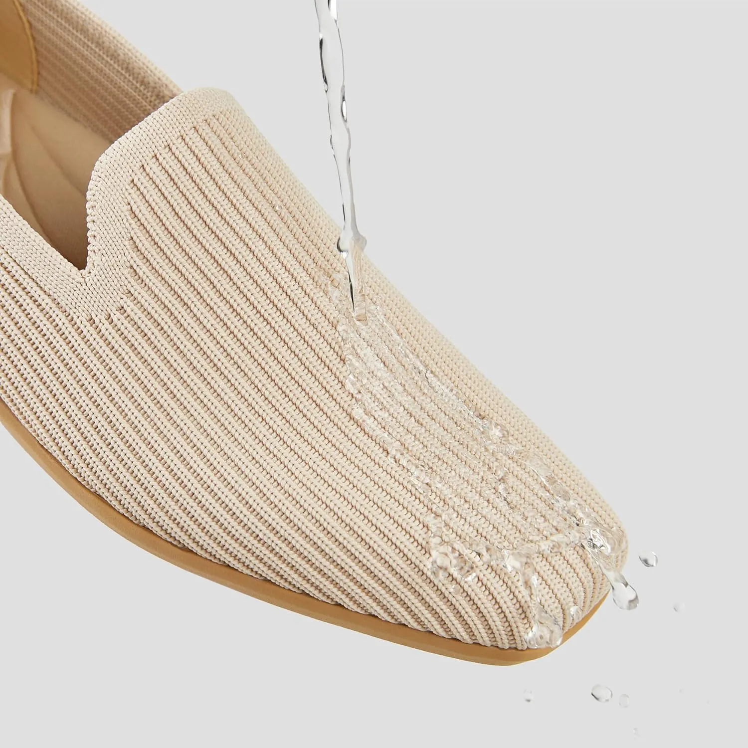 VIVAIA Samanth Walker Women's Casual Flats Slip on Washable Loafer Flats Shoes Comfortable Square-Toe Style