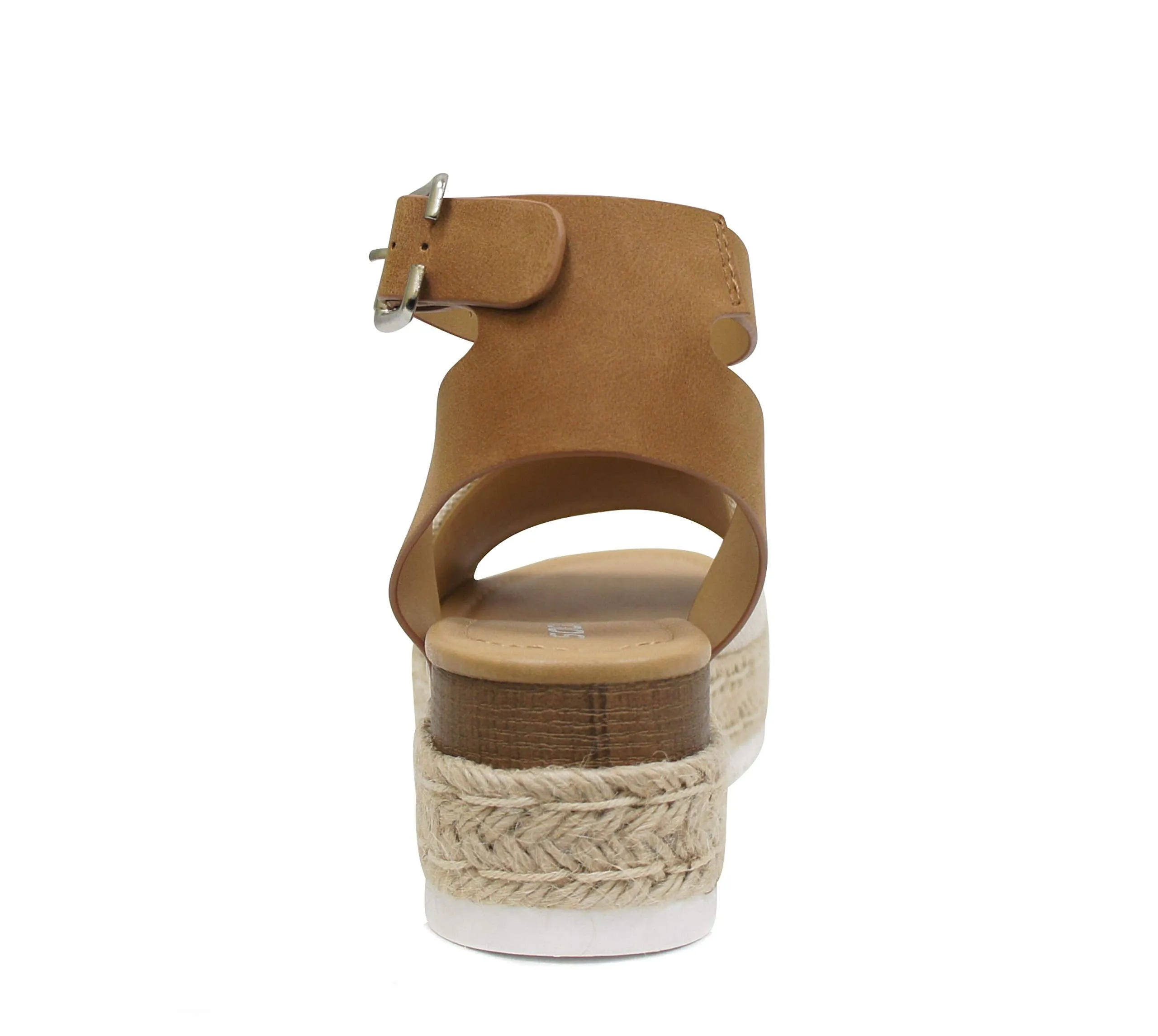 Wedge Casual Open Ankle Strap Buckle Toe Soda Flatform Topic Sandals Espadrilles Customer-approved Last-minute sale