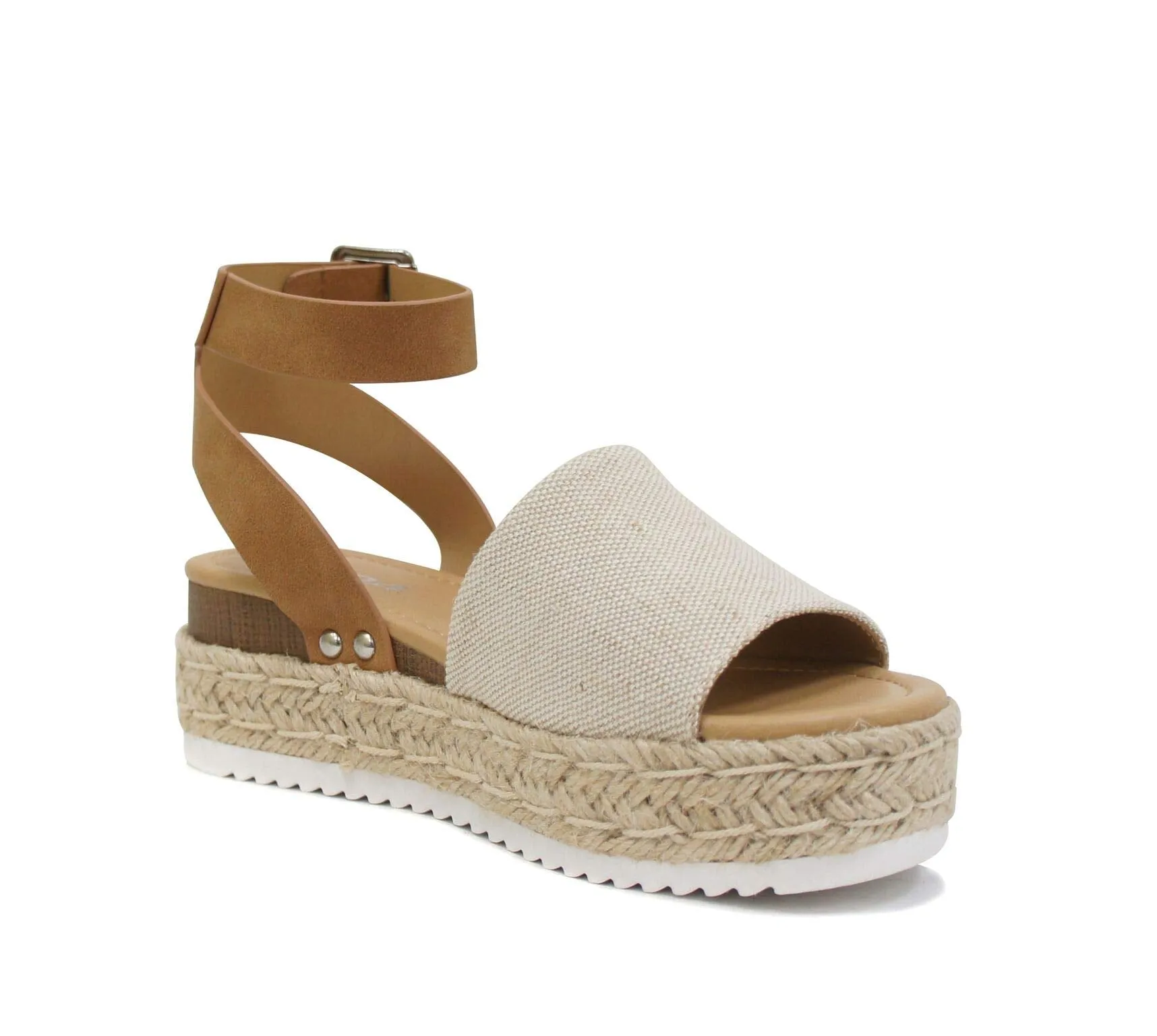 Wedge Casual Open Ankle Strap Buckle Toe Soda Flatform Topic Sandals Espadrilles Customer-approved Last-minute sale