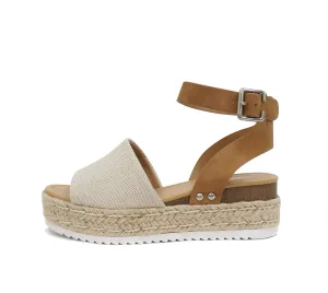 Wedge Casual Open Ankle Strap Buckle Toe Soda Flatform Topic Sandals Espadrilles Customer-approved Last-minute sale