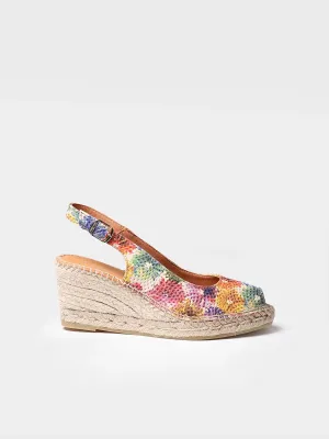 Wedge peep toe espadrille - CAROL-DM