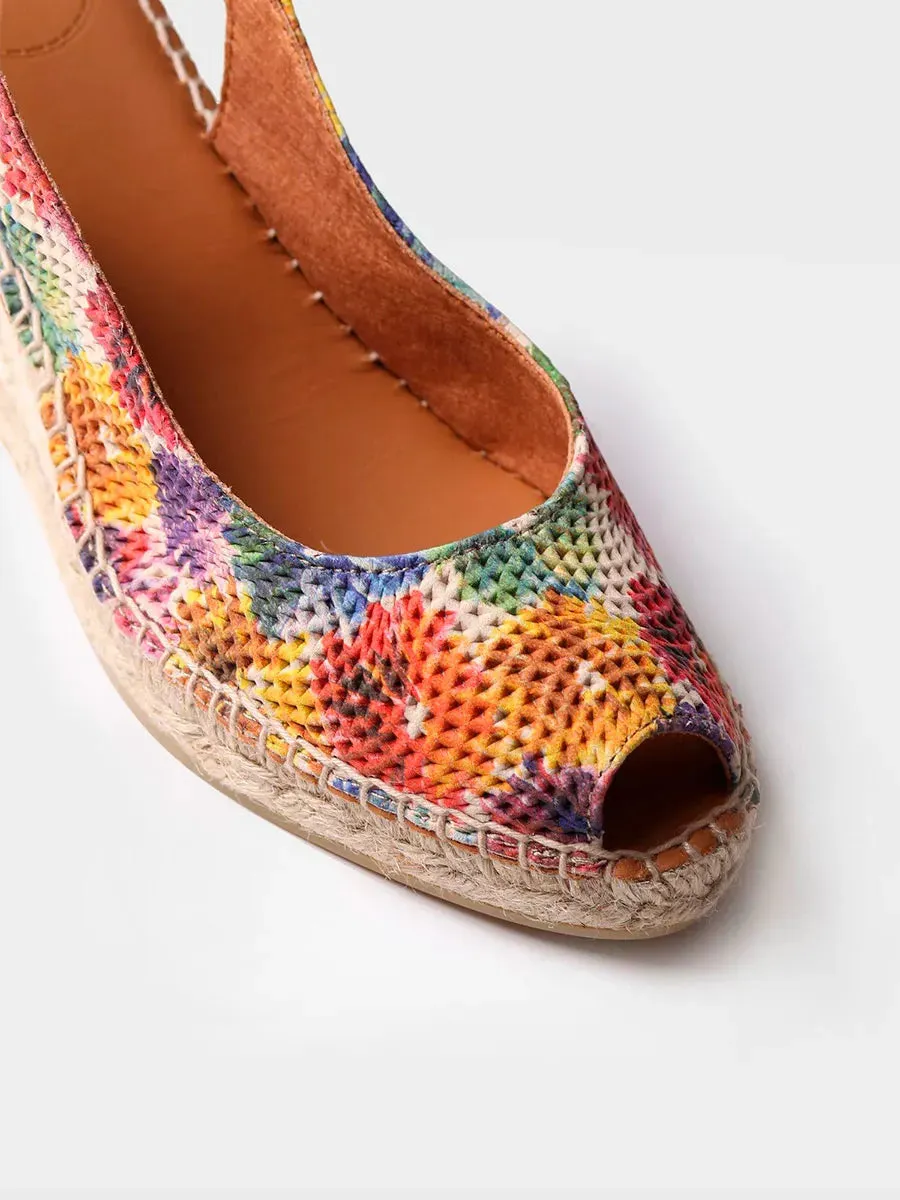 Wedge peep toe espadrille - CAROL-DM