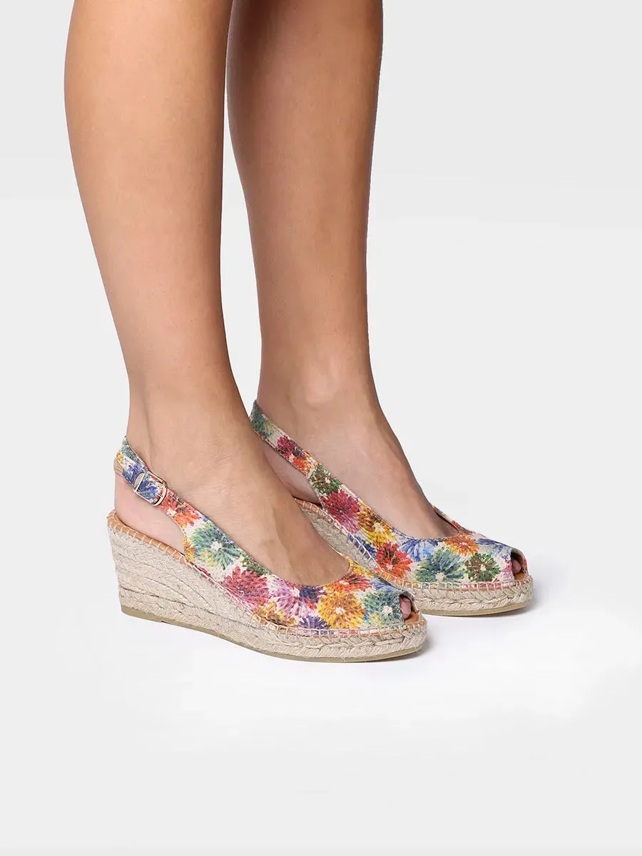 Wedge peep toe espadrille - CAROL-DM
