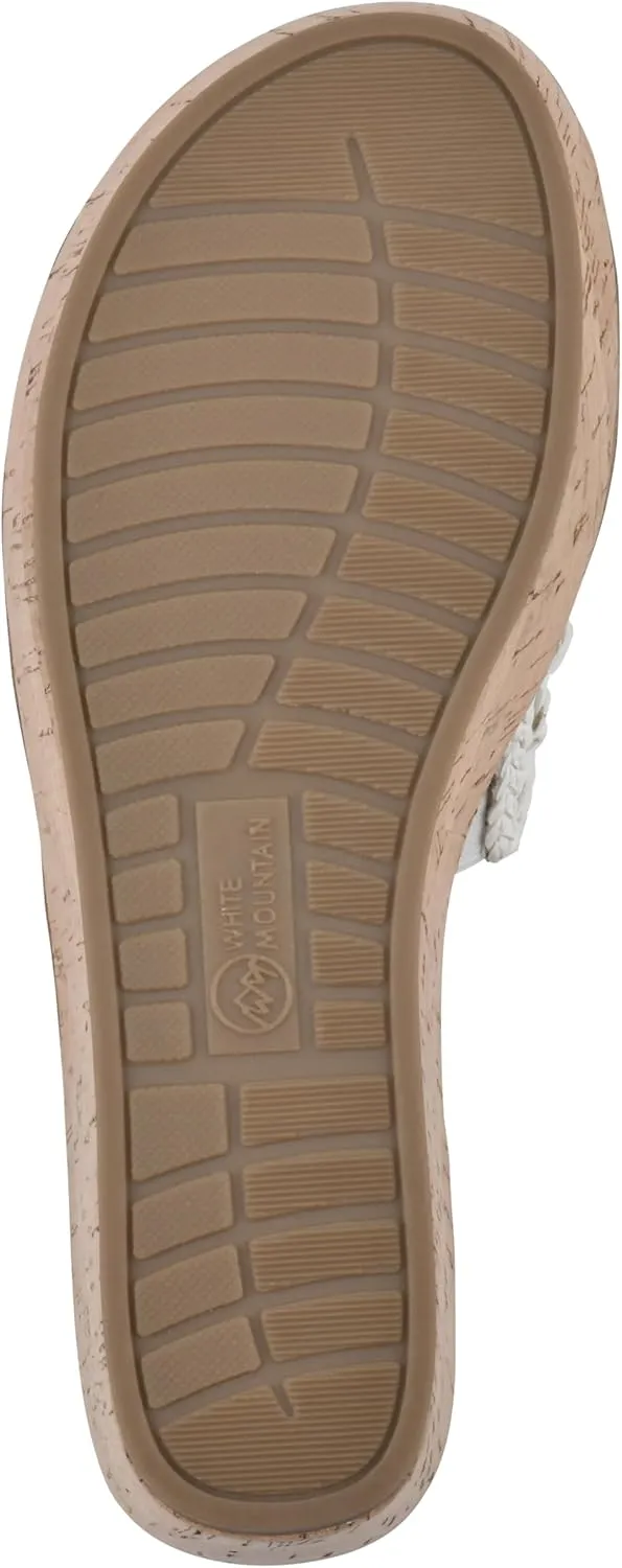 WHITE MOUNTAIN Women's Charges Woven Wedge Sandal
