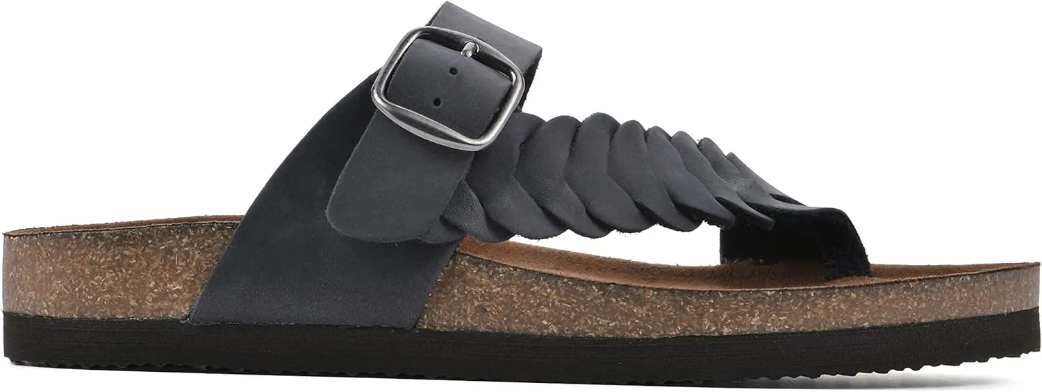 WHITE MOUNTAIN Women's Happier Footbed Sandal