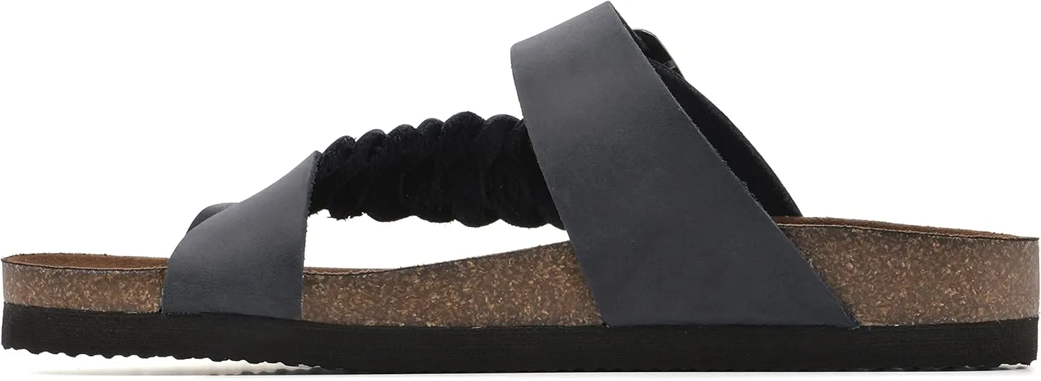 WHITE MOUNTAIN Women's Happier Footbed Sandal
