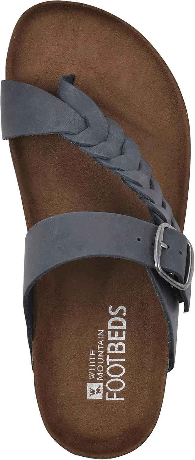 WHITE MOUNTAIN Women's Happier Footbed Sandal