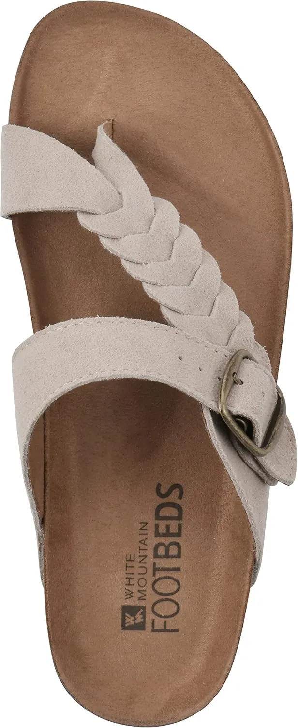 WHITE MOUNTAIN Women's Happier Footbed Sandal