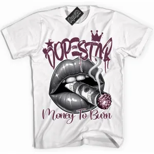 White Viotech Dunks Sneaker Shirt Money To Burn Graphic