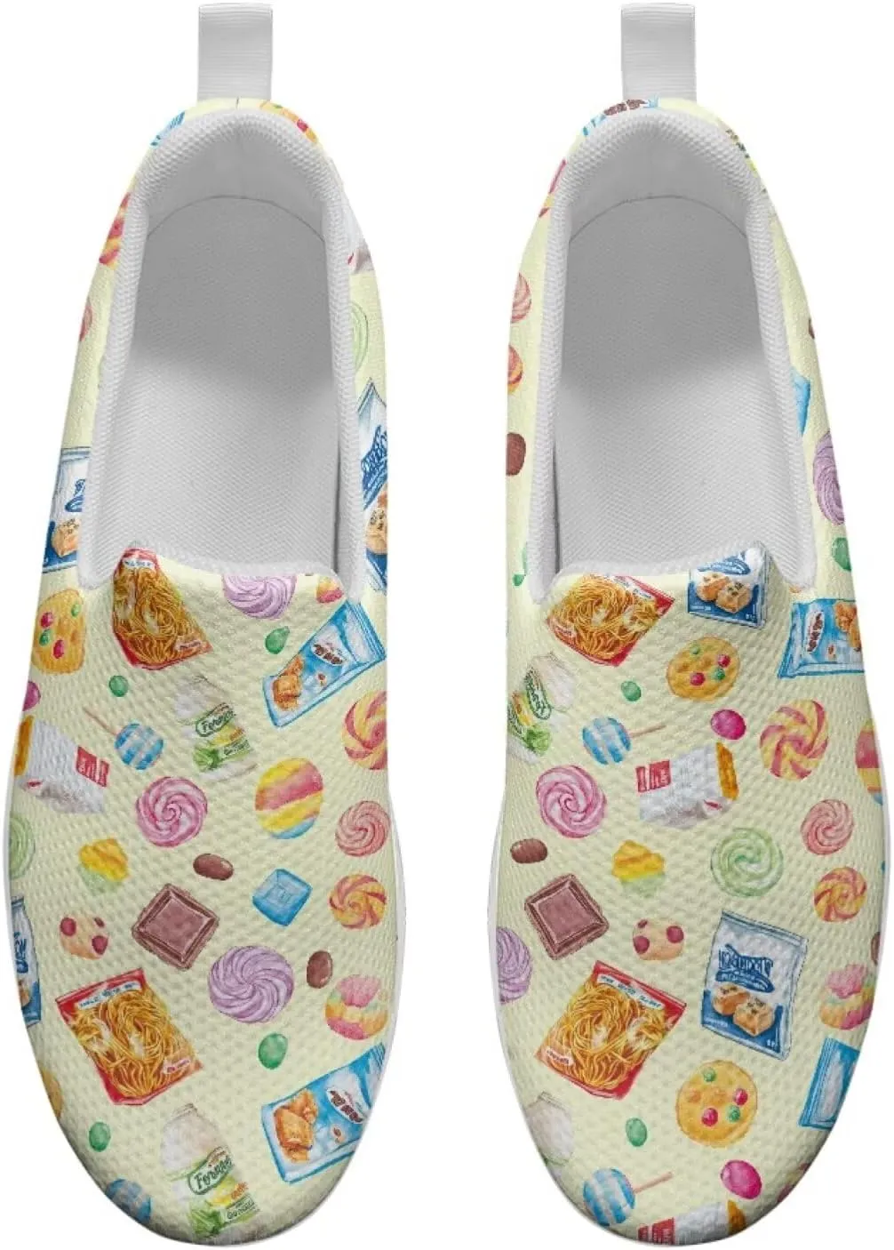 Women Slip-on Platform Loafers Casual Comfortable Loafer Shoes Slip Resistant Walking Sneaker