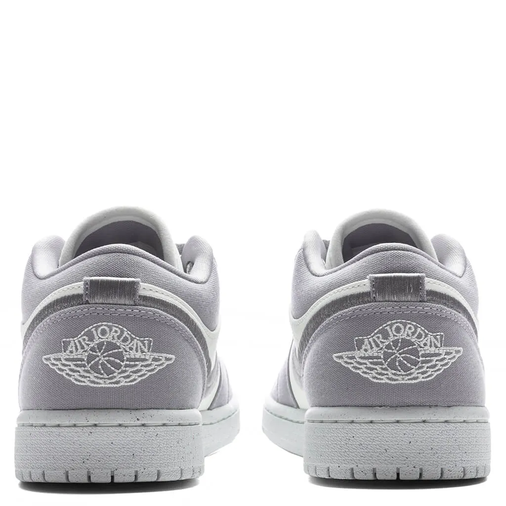 Women's Air Jordan 1 Low SE - Light Steel Grey/Sail/White