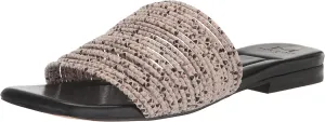 Women's Maddie Flat Sandal, Black 001, 9.5