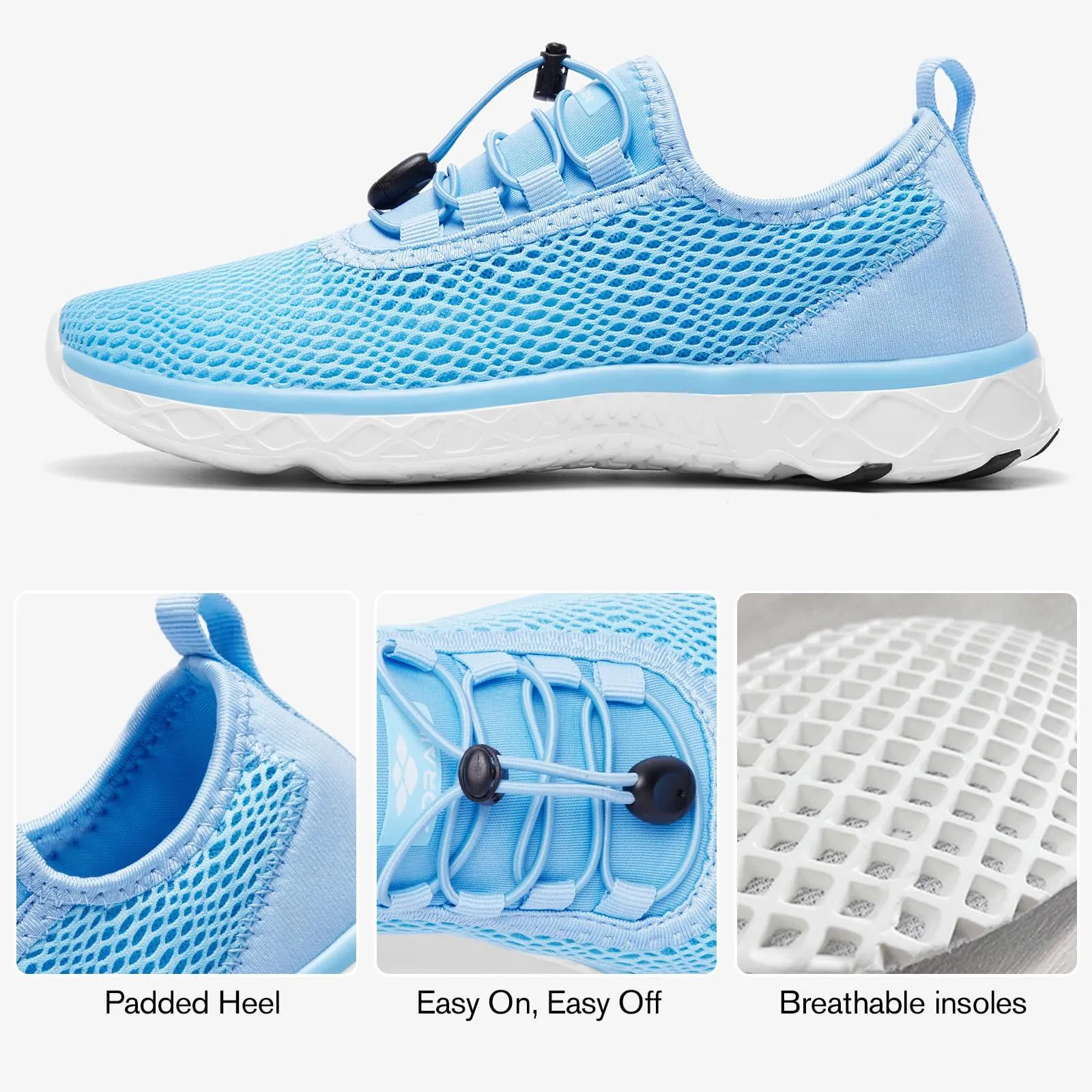 Xdrain Coast - Womens Qucik-dry Mesh Water Shoes