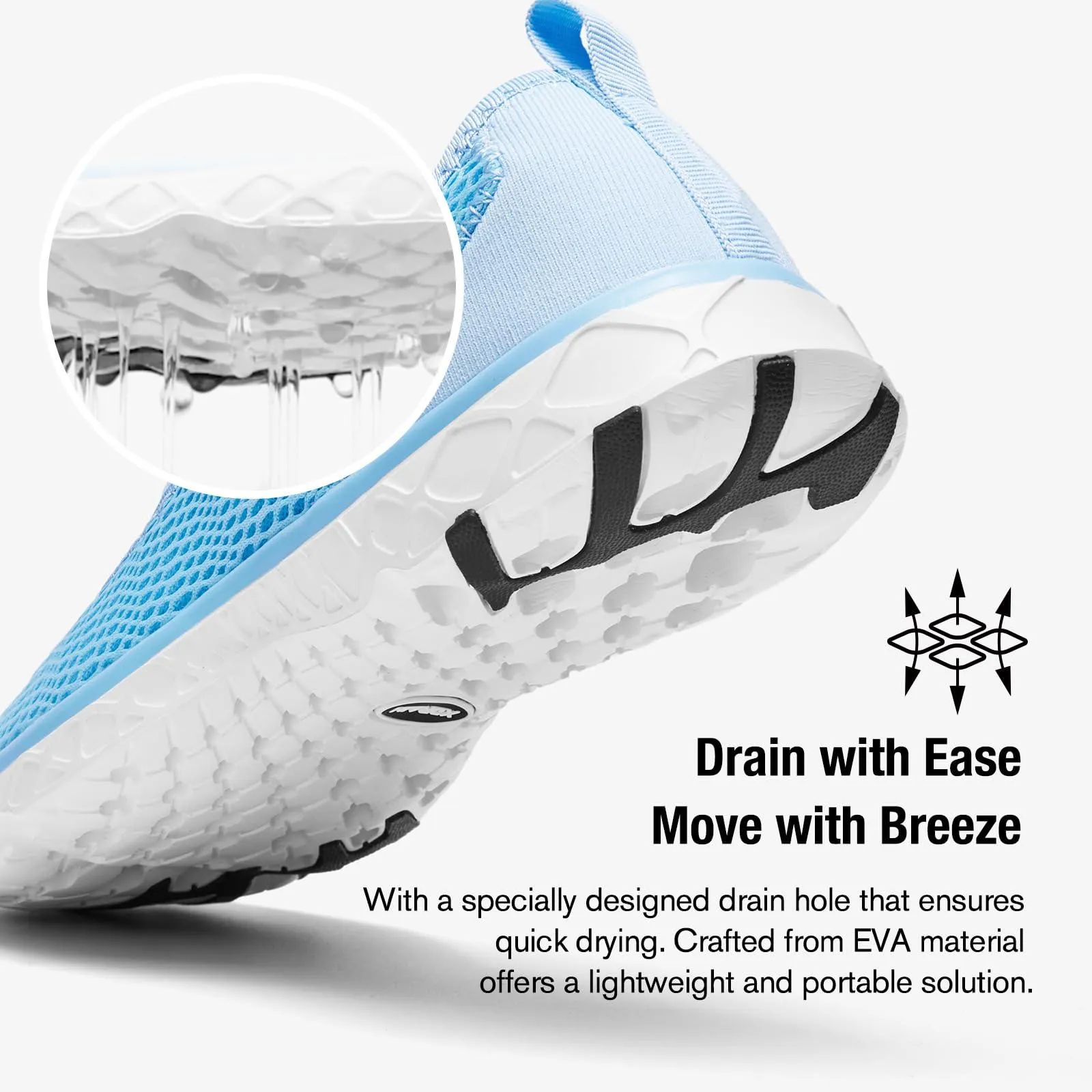 Xdrain Coast - Womens Qucik-dry Mesh Water Shoes
